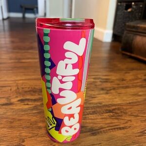 Colorful Tumbler with Lid